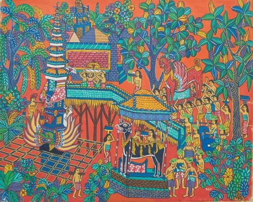 Upacara Ngaben by I Wayan Pugur