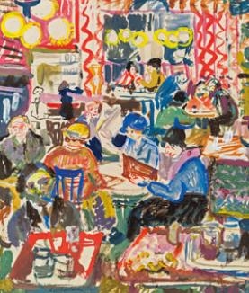 Kaffeehaus by Oskar Laske