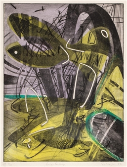 Stanley William Hayter、PAYSAGE LUNAIRE Stanley William Hayter, Paysage Lunaire, 1956 | The Redfern