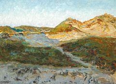 The hills at Svinkløv by Viggo Johansen, 1891
