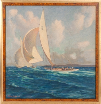 Race between the Northern Light and the Gleam - Victor Nickol