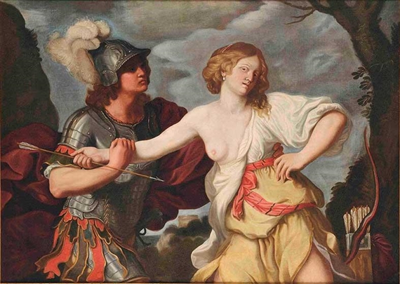 RINALDO AND ARMIDA by Il Guercino