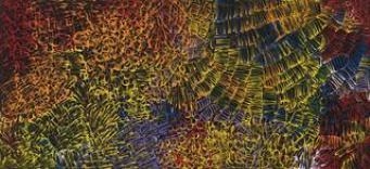 Artwork by Minnie Pwerle, Awelye, Made of Synthetic polymer paint on canvas