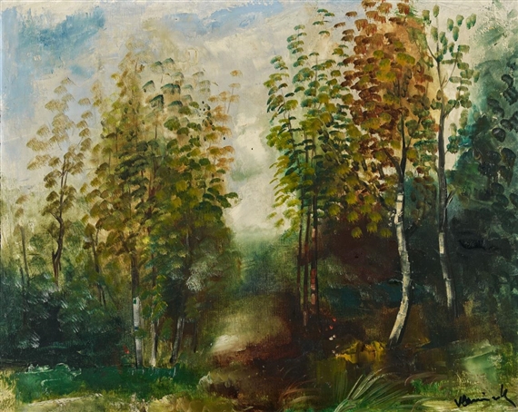 La Forêt by Maurice de Vlaminck, Circa 1920