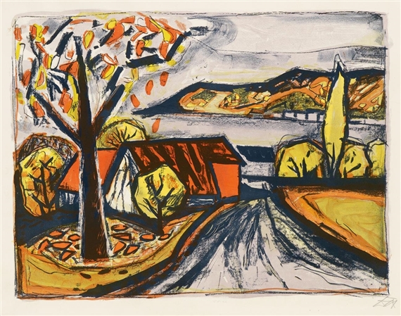 Hemmenhofen by Otto Dix, 1954