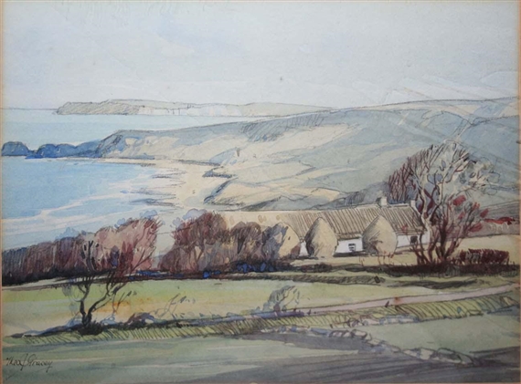 Coastal Landscape by Theodore James Gracey