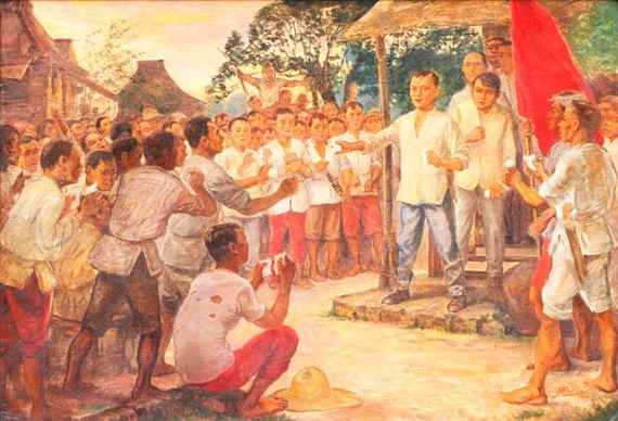 Jorge Pineda | First Cry of Balintawak (1938) | MutualArt