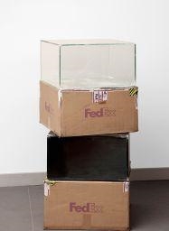 Fedex Medium Kraft Boxes, Priority Overnight, Los Angeles-New York by Walead Beshty, 2007