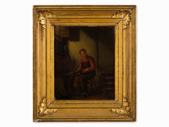 Willem Rikkers | The Cobbler (Circa 1850) | MutualArt
