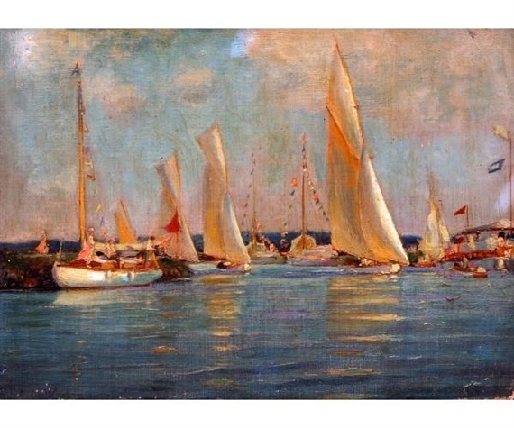 Sailing Regatta by Charles Mayes Wigg