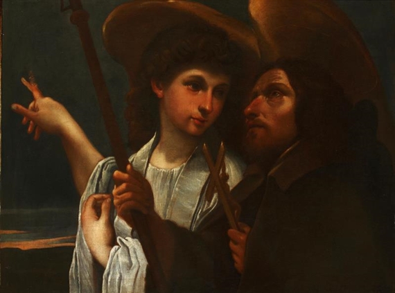 Annibale Carracci | Saint Roch and the Angel | MutualArt