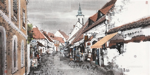 SMALL TOWN IN EASTERN EUROPE by Liu Jian, 2014