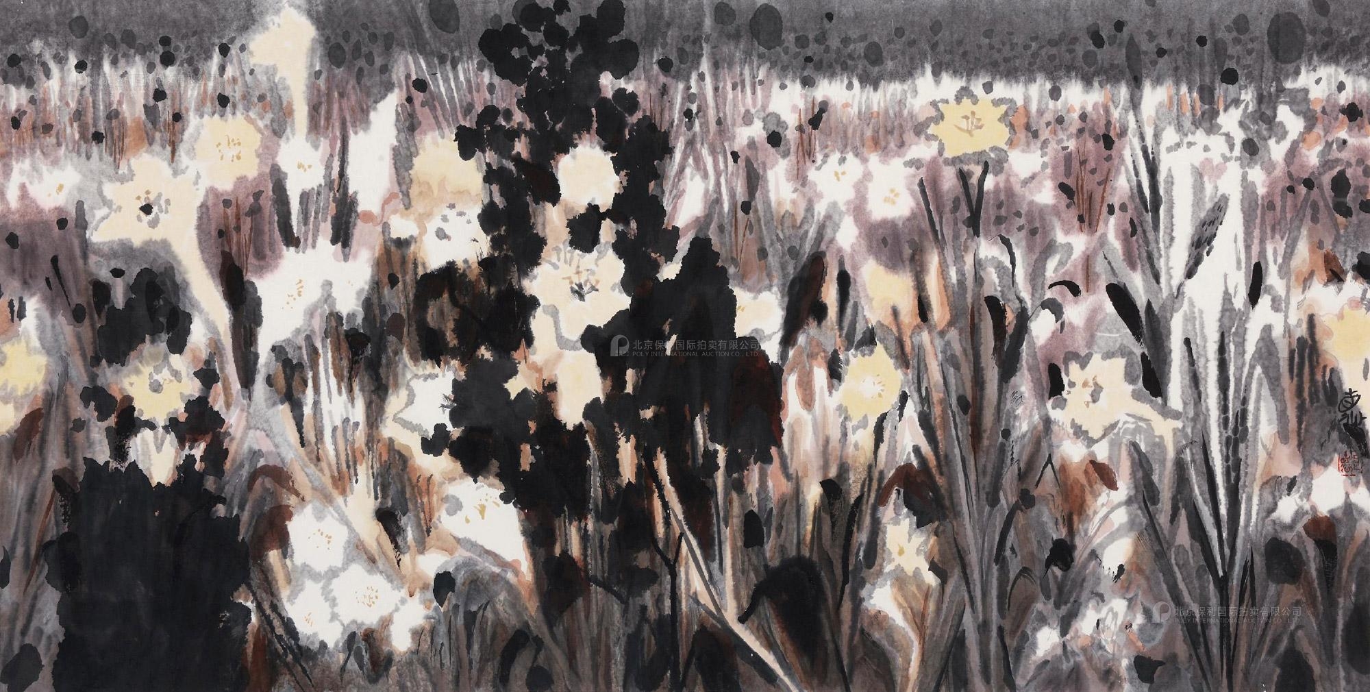 Artwork by Liu Jude, LANDSCAPE, Made of ink and color on paper