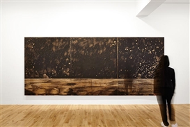 Teresita Fernández presents a group of new works at Almine Rech Gallery in London