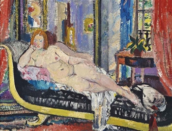 Reclining nude - Margaret Fisher-Prout