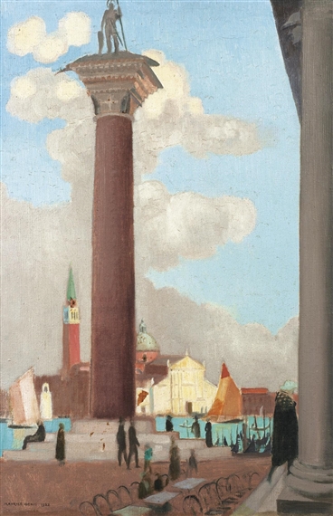PETITE VUE DE VENISE (COLONNE SAINT THÉODORE) by Maurice Denis, 1922