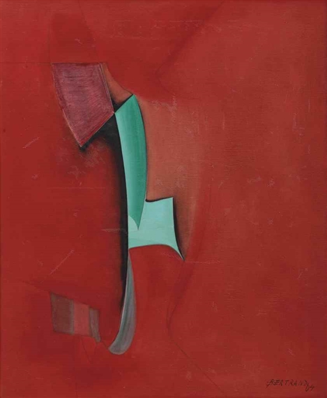 Rouge-vert et vert by Gaston Bertrand, 1964