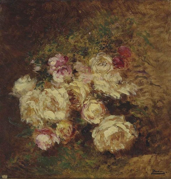 Les Roses by Félix Ziem