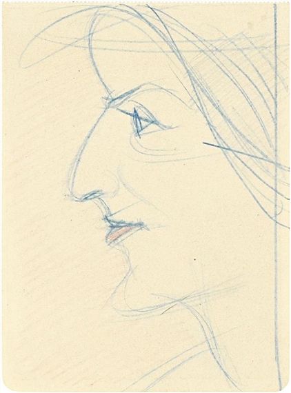 HEAD IN PROFILE, TURNED TO THE LEFT