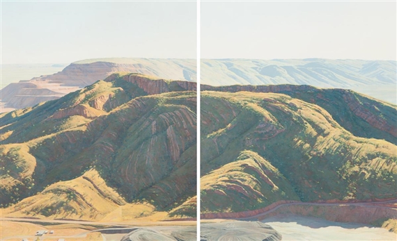 Argyle Diamond Mine by Tony Windberg, 1990