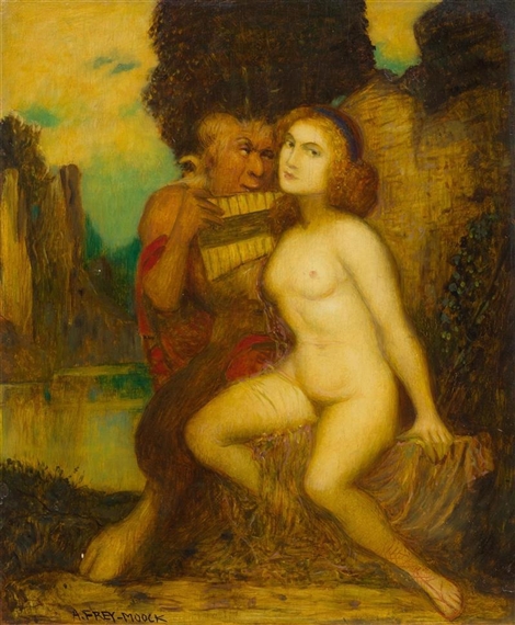 An awakening of love by Adolf Frey-Moock