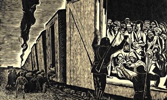 Death Train: the earliest art to expose horror of concentration camps