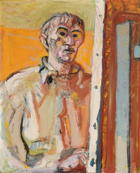 Self-portrait by Max Gubler, 1952