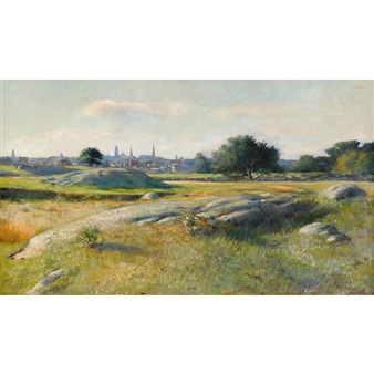 DISTANT VIEW OF BOSTON - Edith M. W. Howes