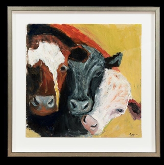 Peeking Cows - Campbell Hutchinson