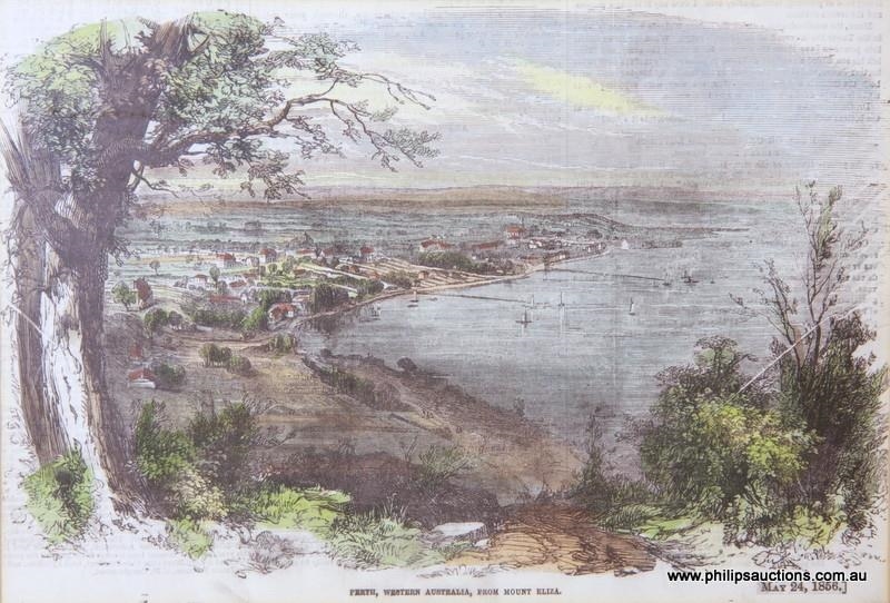 Unknown | AN ANTIQUE ENGRAVING OF PERTH | MutualArt