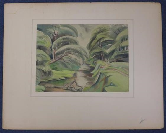 River landscapes and woodland scenes by Olive F. Openshaw