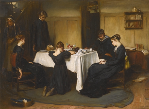 THE LORD GAVE AND THE LORD HATH TAKEN AWAY by Frank Holl