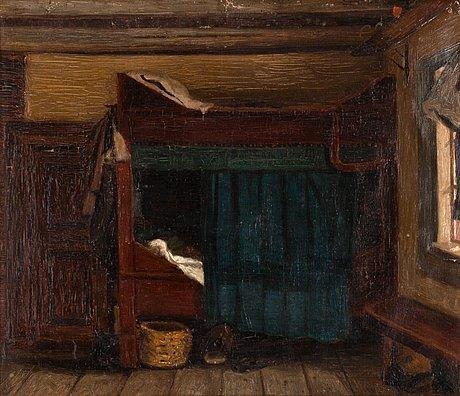 INTERIOR by Adolf von Becker