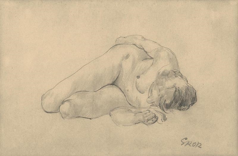 Akt (Nude) by George Grosz, 1912