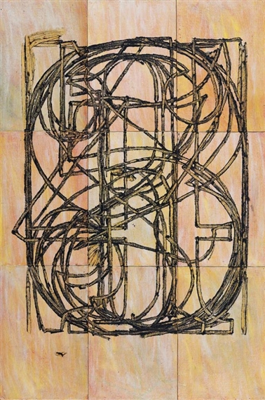 Counting (0 through 9) by Imants Tillers, 1987