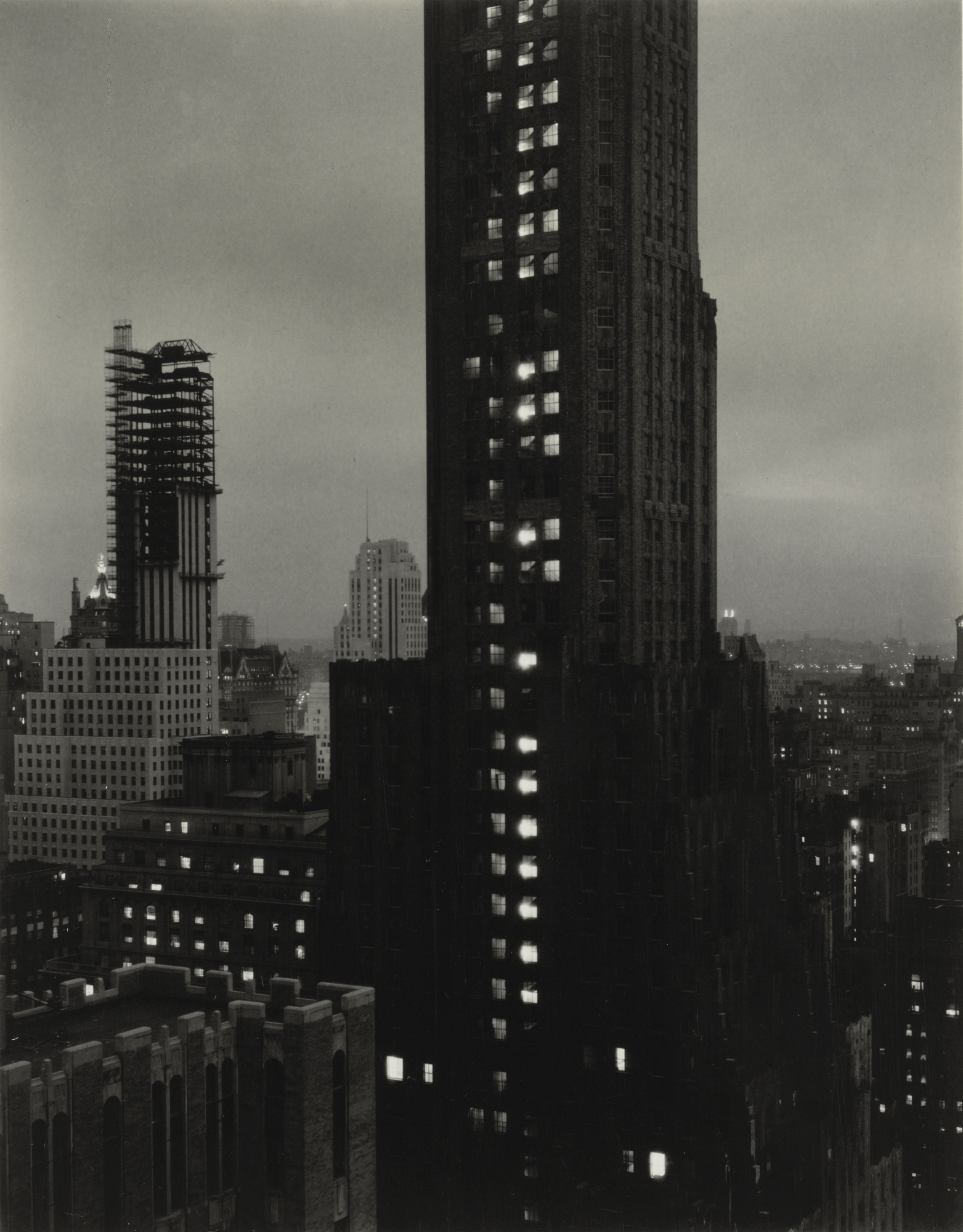 Alfred Stieglitz EVENING, NEW YORK FROM THE SHELTON (1931) MutualArt