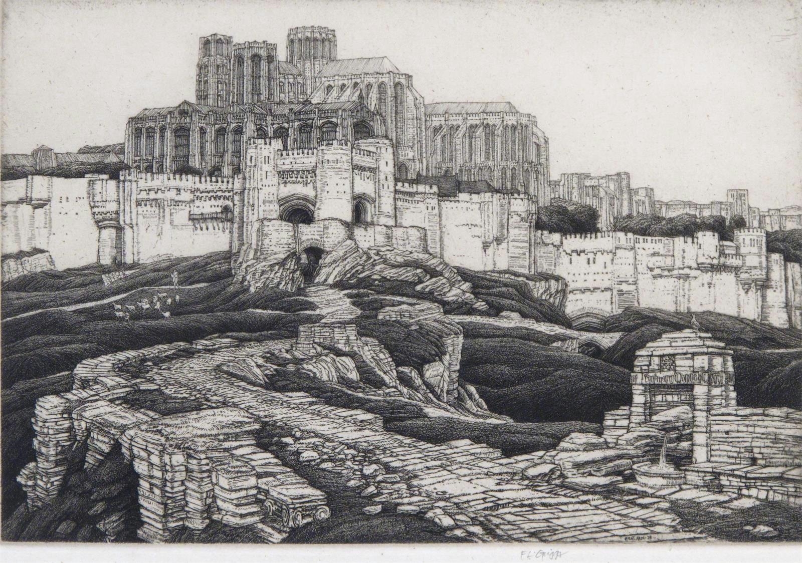 Artwork by Frederick Landseer Maur Griggs, Sarras, Made of Etching