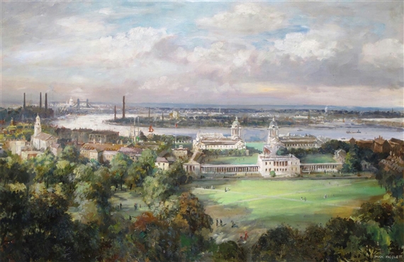 View over Greenwich by Max Hofler