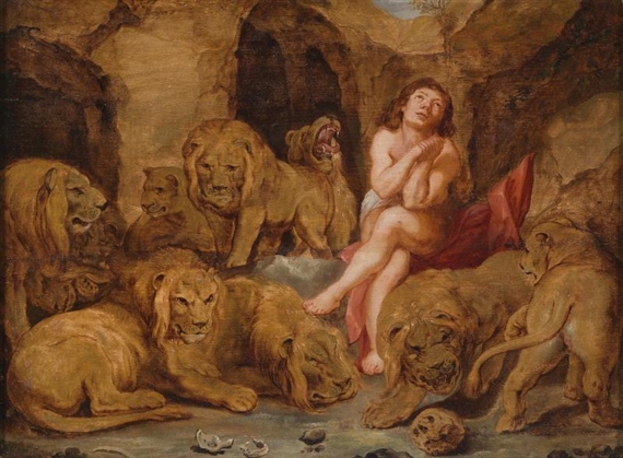 Peter Paul Rubens | Daniel in the Lions Den | MutualArt