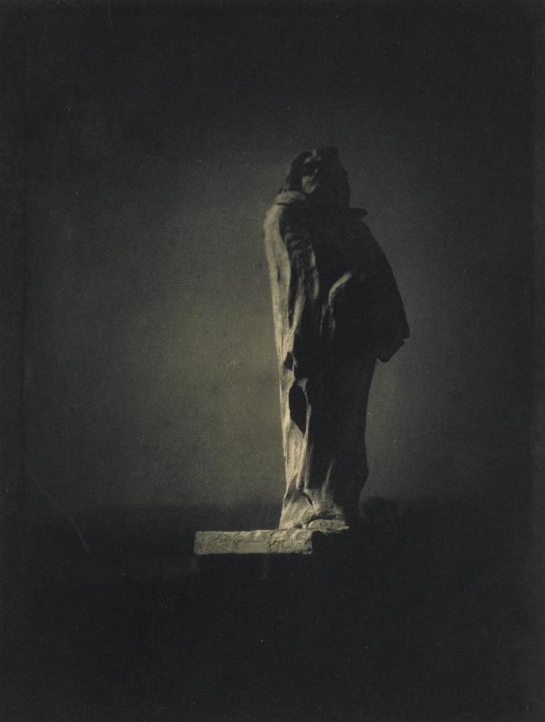 Edward Steichen | Auguste Rodin's sculpture of Balzac, from Camera Work ...