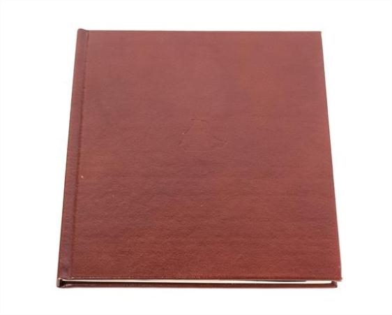 Artwork by Kara Walker, Freedom, A Fable, Made of laser-cut paper pop-up book bound in brown leather