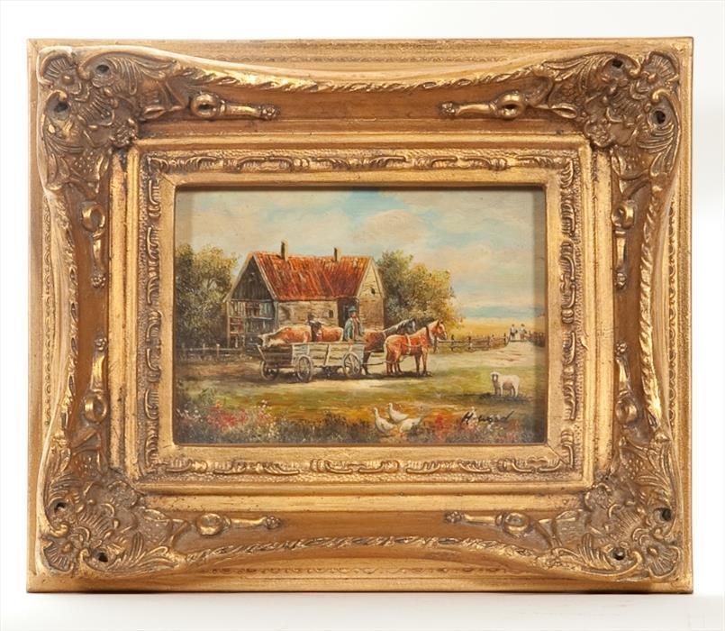 H. Wood HORSE AND CARRIAGE MutualArt