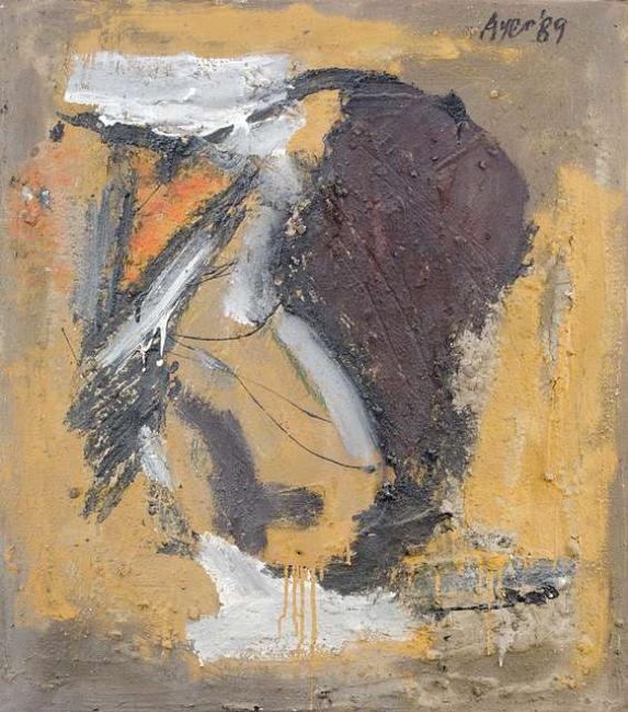 Artwork by Frederick William Ayer, Untitled, Made of Mixed media on canvas