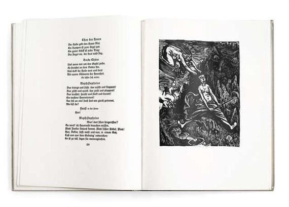 Goethe / Walpurgisnacht by Ernst Barlach, 1923