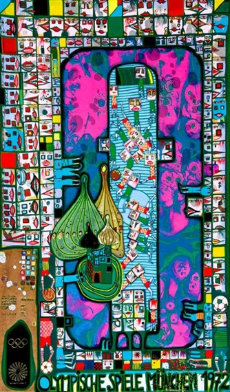 Olympische Spiele München by Friedensreich Hundertwasser, 1972
