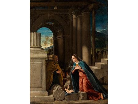 THE HOLY FAMILY by Italian School, 16th Century