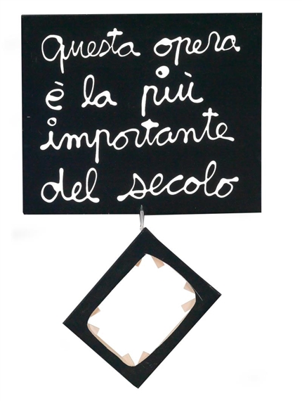 Questa opera è la più importante del secolo [This work is the most important one in this century]