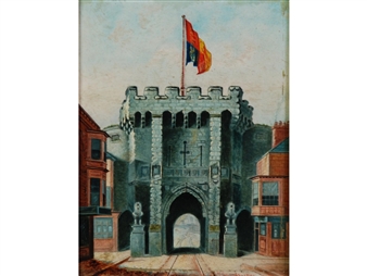 Two works: Bygone stone gateways, Old Southampton - H. E. Locke