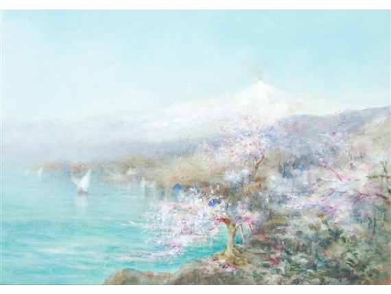 Mount Etna in springtime by Milicent S. Grose