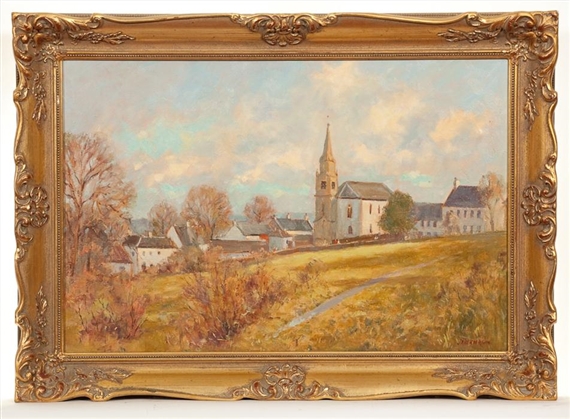 Scottish village by J. D. Henderson